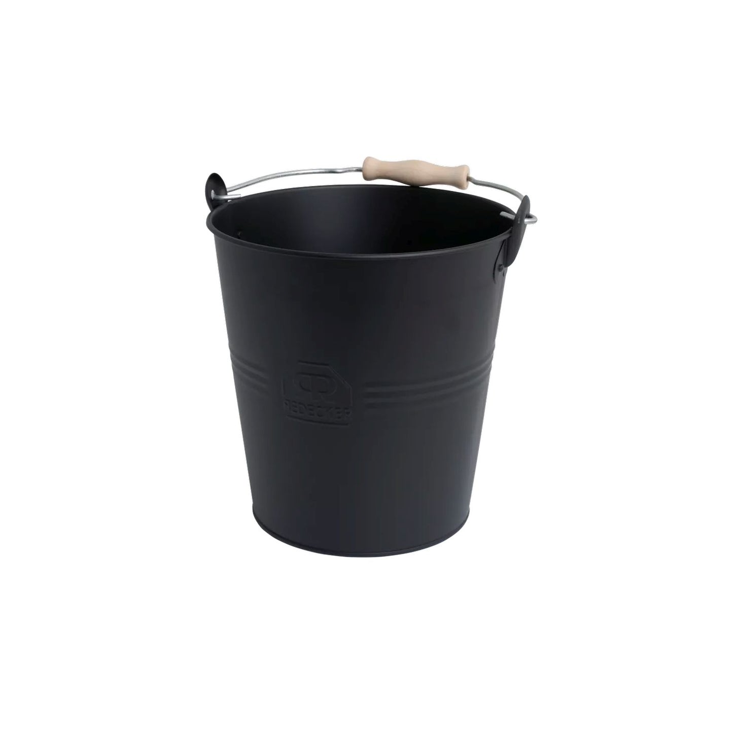 Balde Metal&Madeira Preto 10L