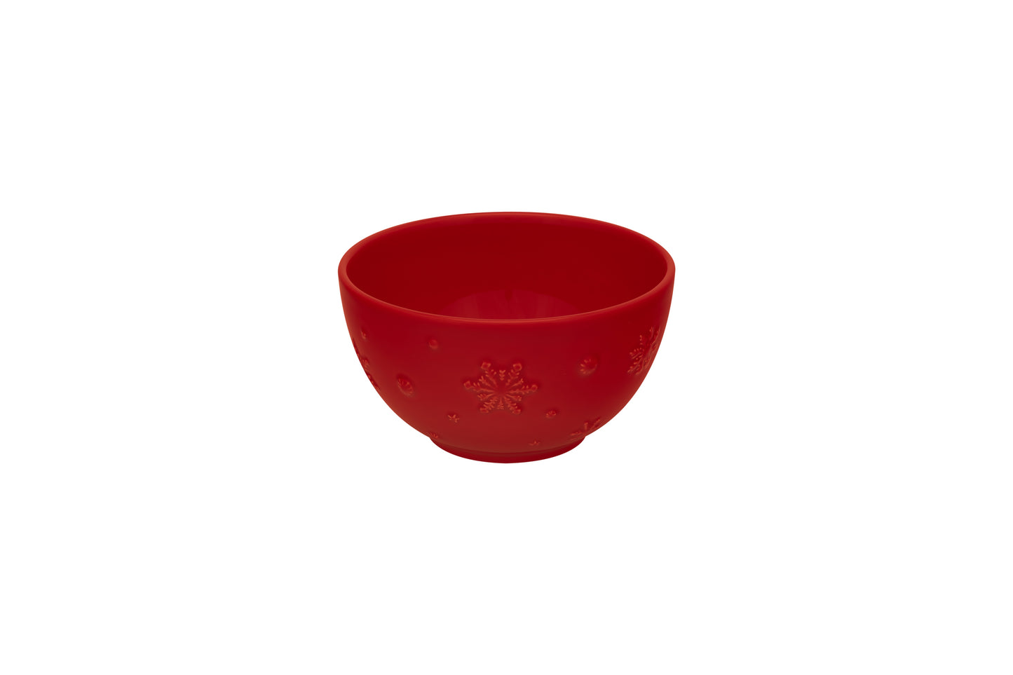 Taça Snowflakes Vermelha 14cm