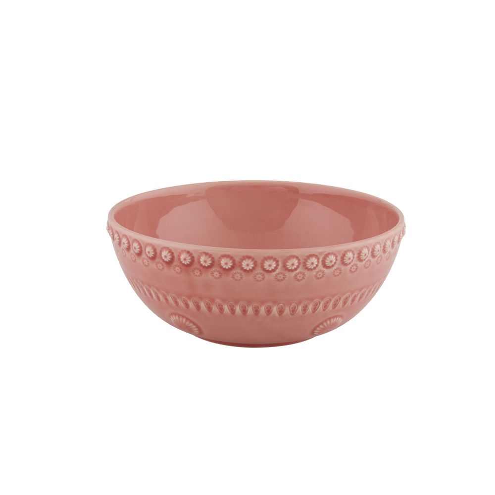 Saladeira Fantasia Rosa 23cm