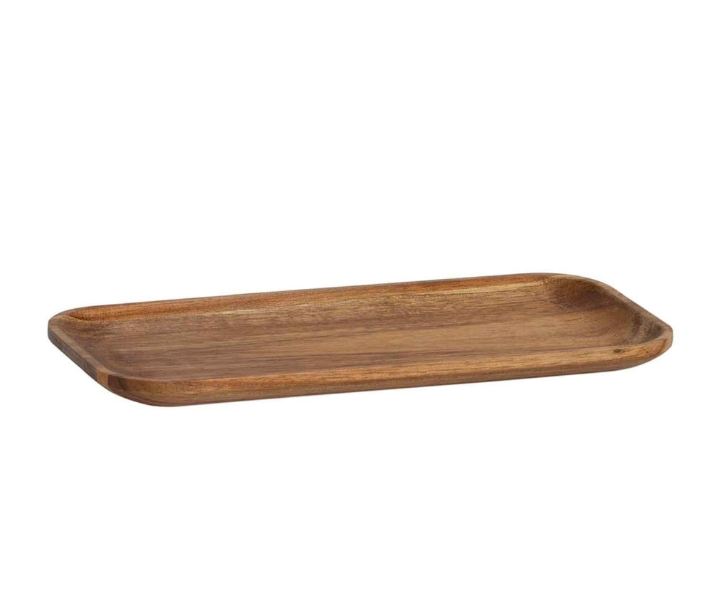 Bandeja Madeira Acácia  12X25X2cm