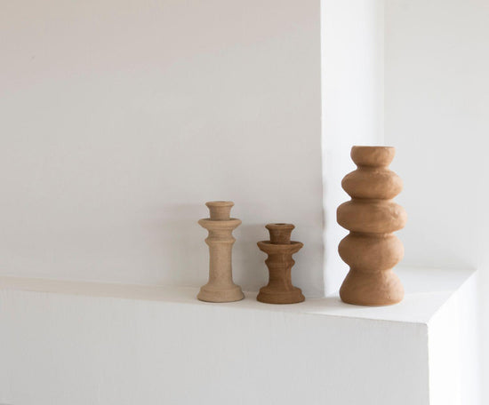 Candelabro Cerâmica NOMAD Ø9,5x19,5cm