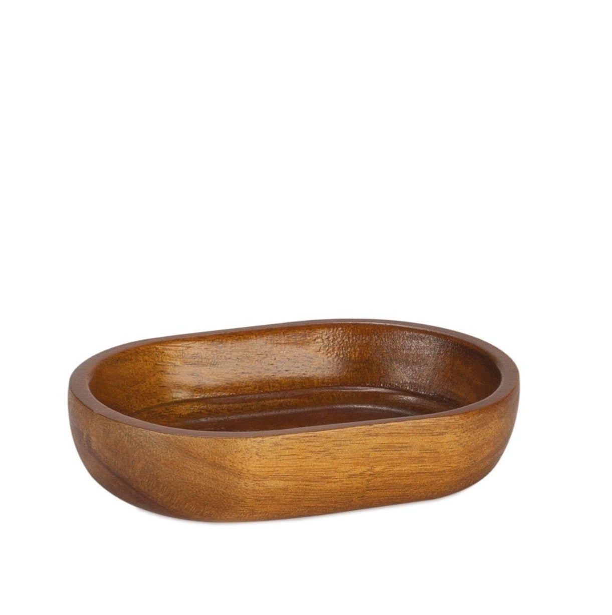 Saboneteira Madeira Acácia 13x9cm