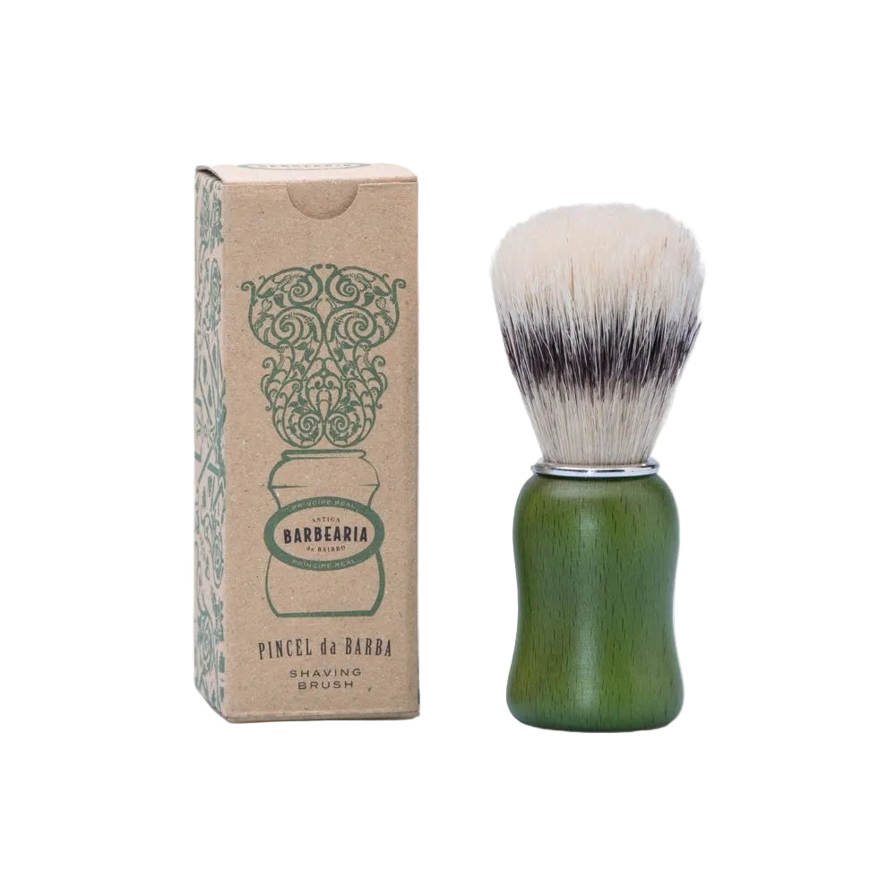 Pincel de barba (pêlo Cerda e cabo em verde)