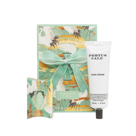 Gift Set White Crane (Sabonete&Creme Mãos)