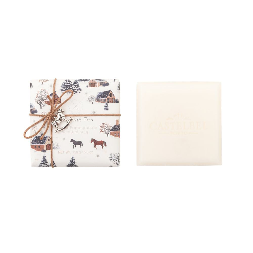 Sabonete Xmas Floco Neve, Cavalinho, 150g