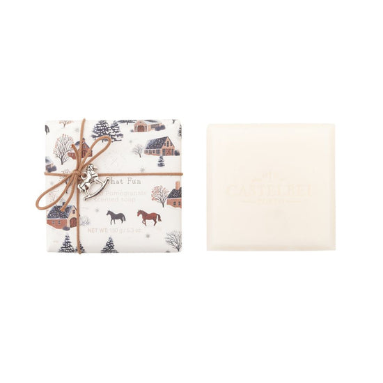 Sabonete Xmas Floco Neve, Cavalinho, 150g