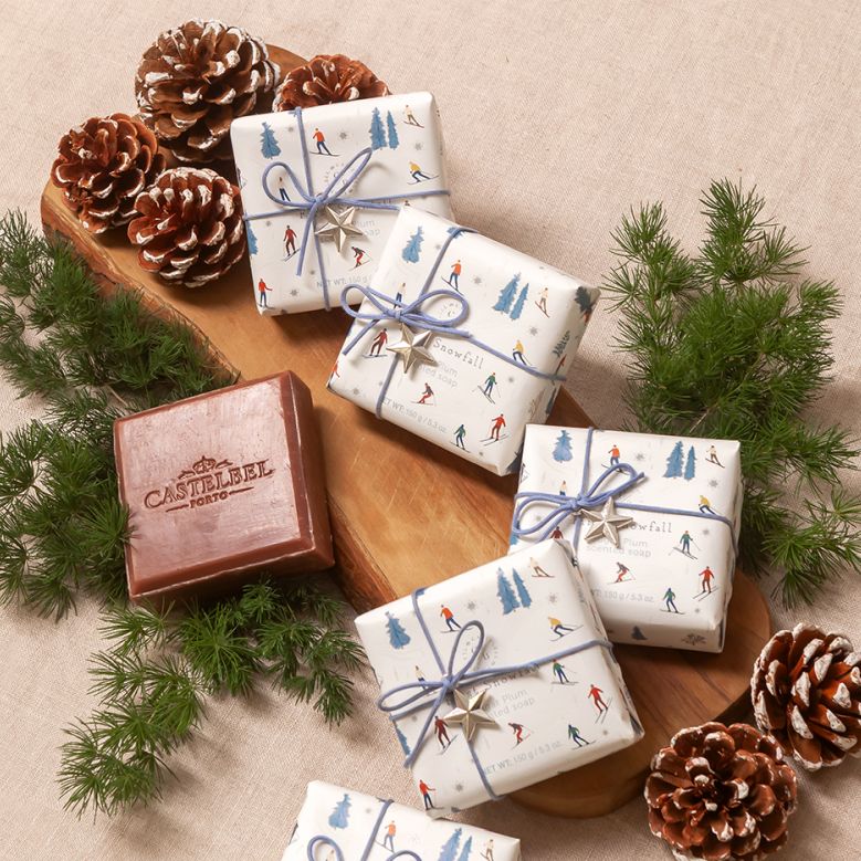 Sabonete Xmas Floco Neve, Estrela, 150g