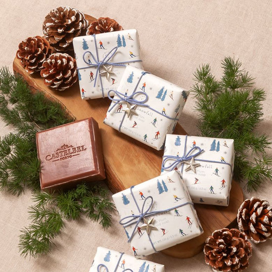 Sabonete Xmas Floco Neve, Estrela, 150g