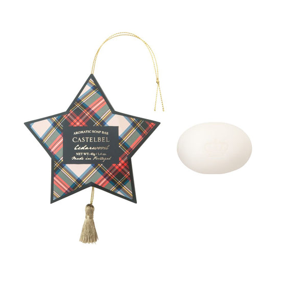 Sabonete Xmas Cedarwood, Estrela, 40g