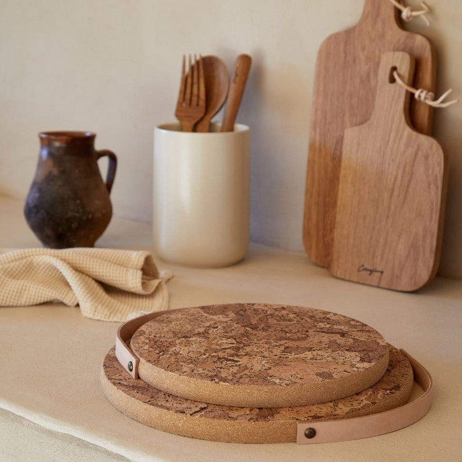 Base Cortiça c/Asa Pele CORK