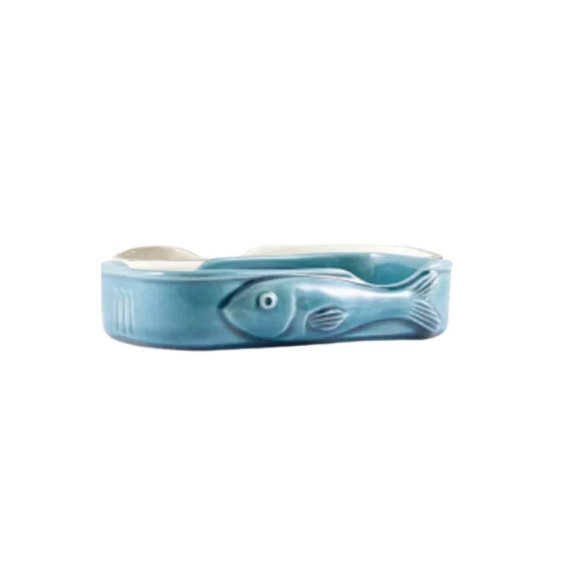 Sardinha Cerâmica Azul Jade