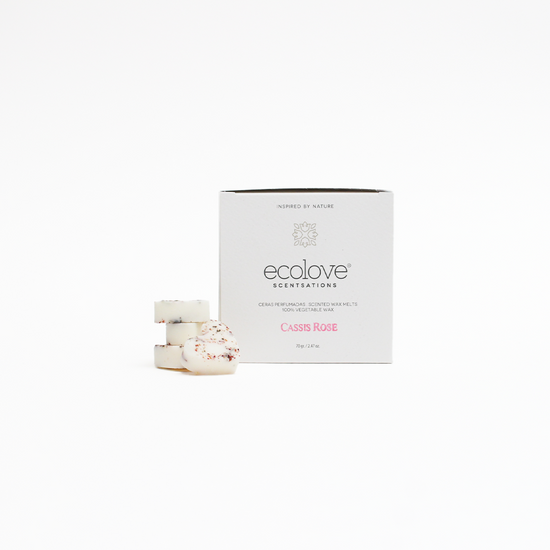 Cx.10 Corações Cera Perfumada Cassis Rose