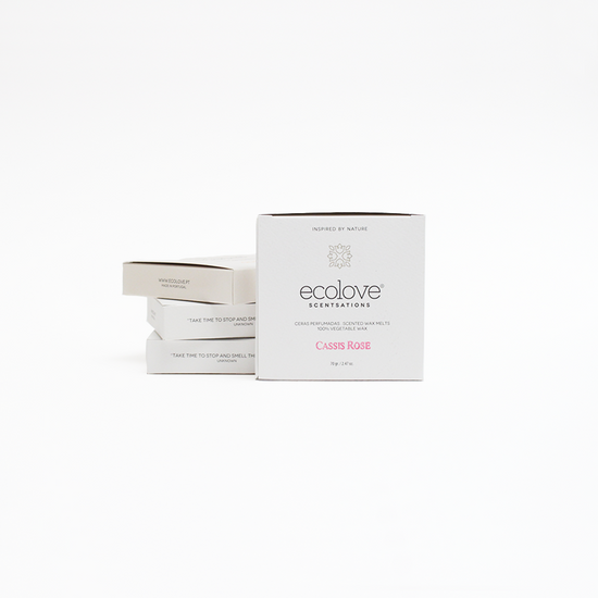 Cx.10 Corações Cera Perfumada Cassis Rose