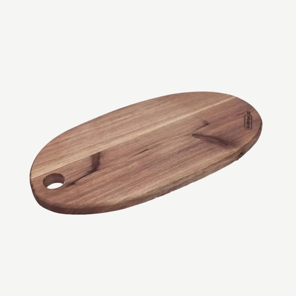 Tábua Oval Acácia  27x15x2cm