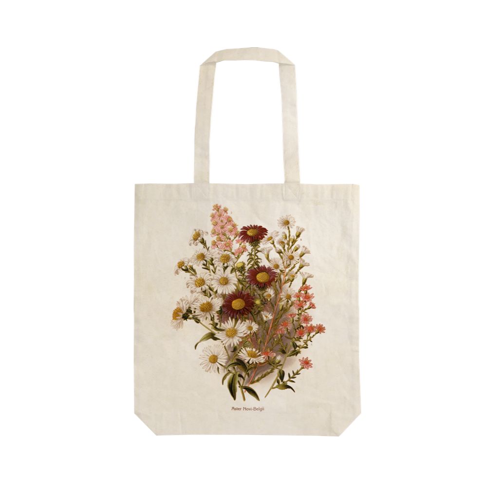 Tote Bag Purple Flowers