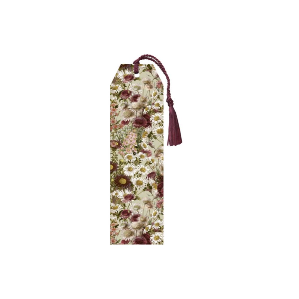 Marcador Livro 5x17cm - Purple flowers