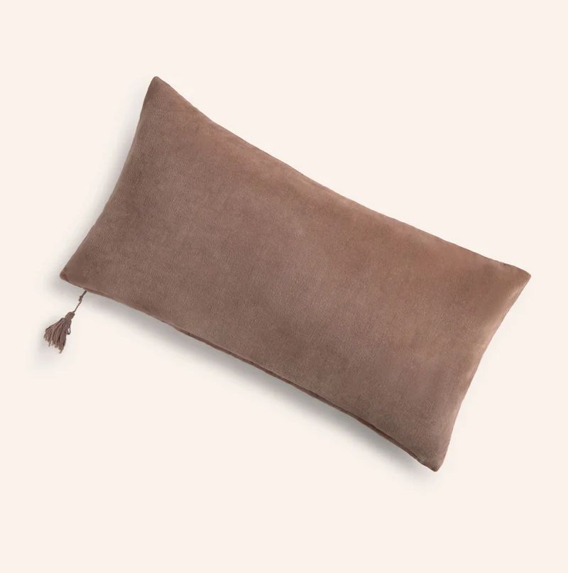 Almofada VELOUR Castanho 30x60cm
