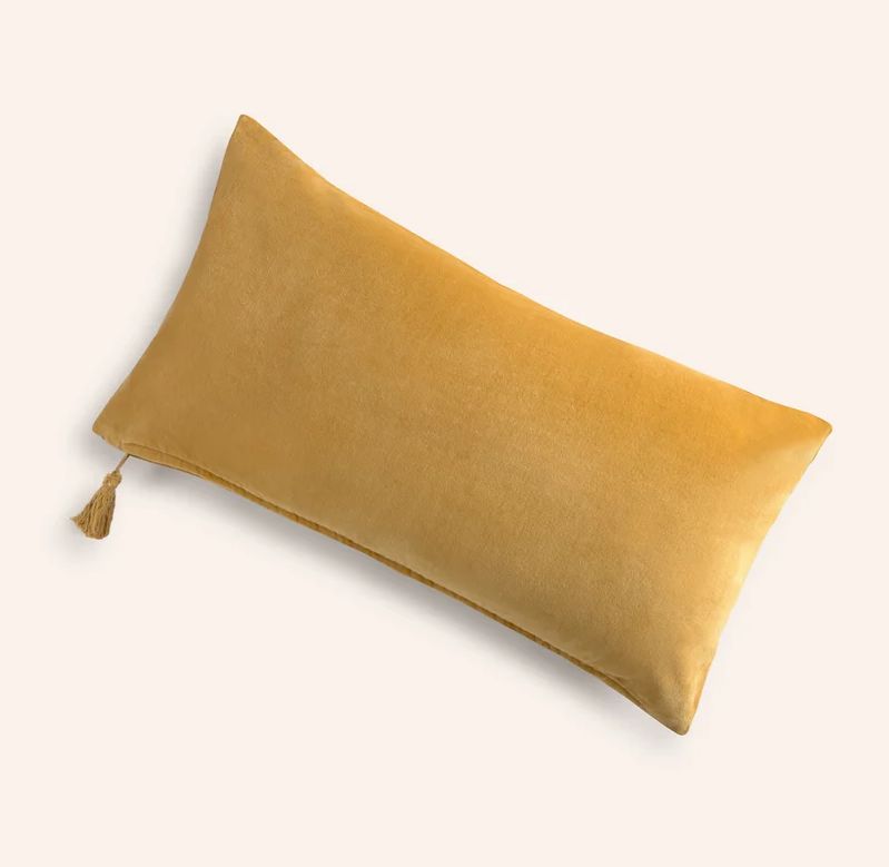 Almofada VELOUR Mostarda 30x60cm