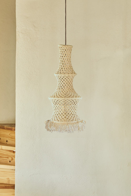 Suspensão em Linha PLEKO Cru 30x80cm