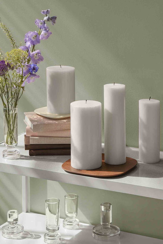 Candelabro vidro PETRA Ø12x14cm