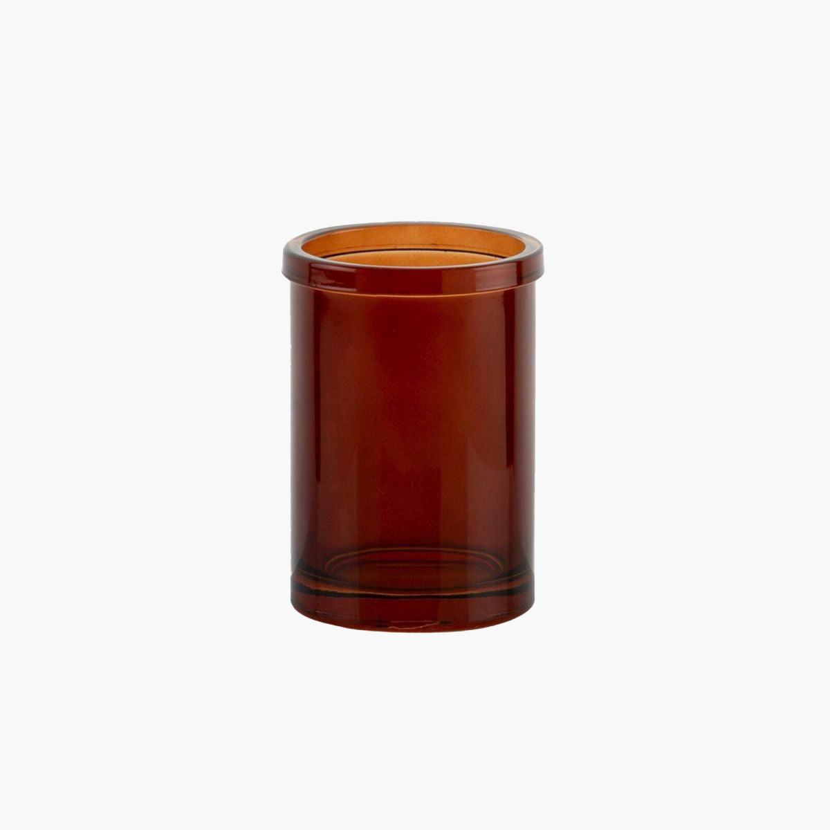 Copo Vidro Âmbar Ø7x10.5cm