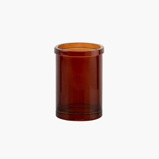 Copo Vidro Âmbar Ø7x10.5cm