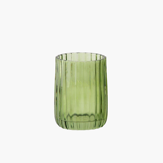 Copo Vidro Verde Ø7x10cm