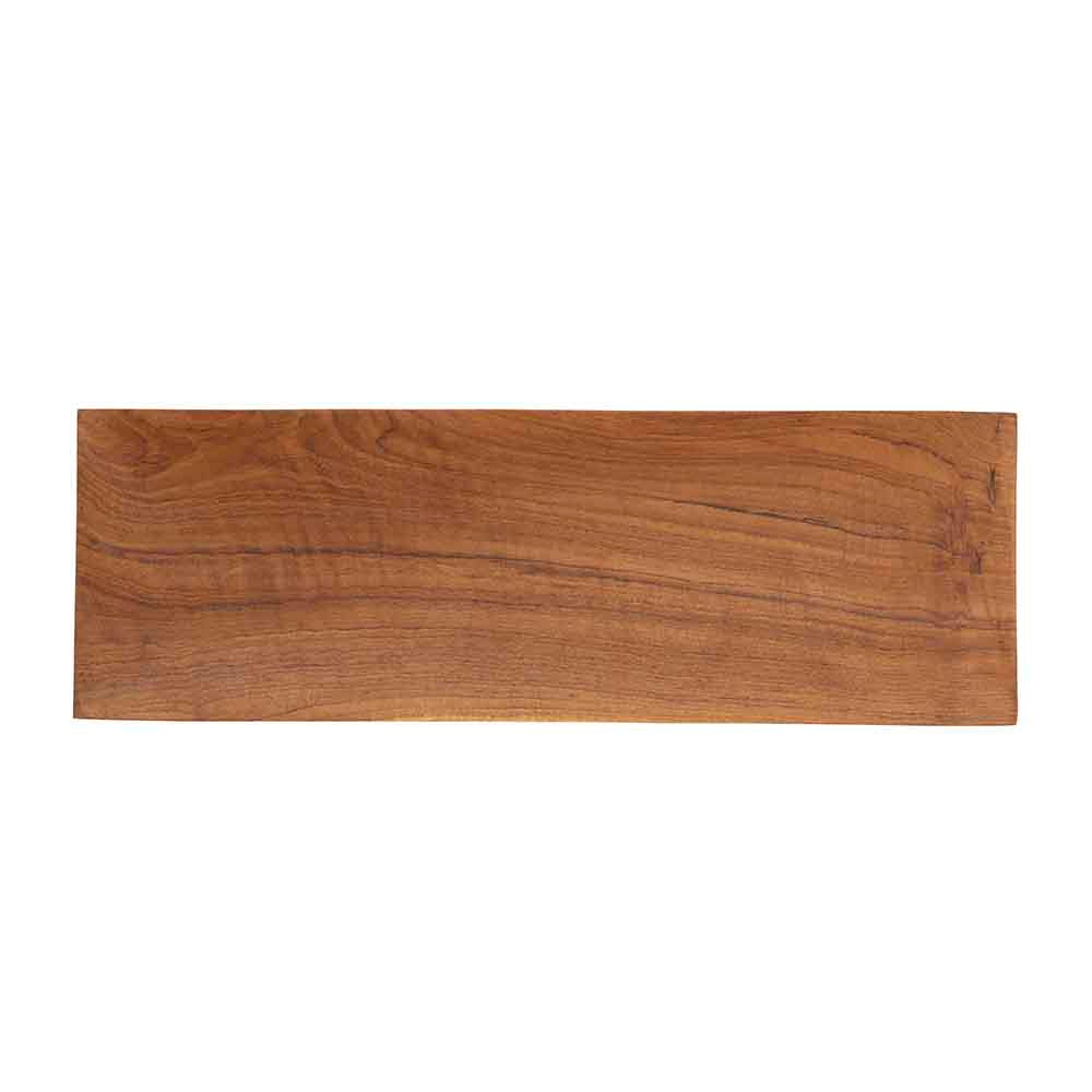 Bandeja rectangular teca