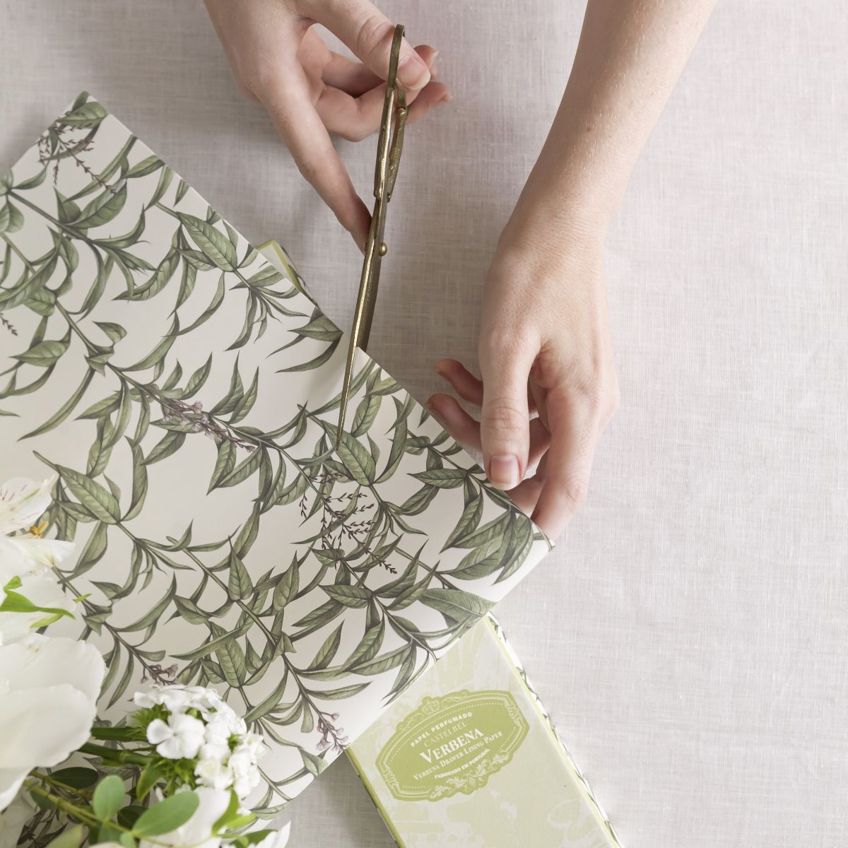 Folha de Papel Perfumado Verbena
