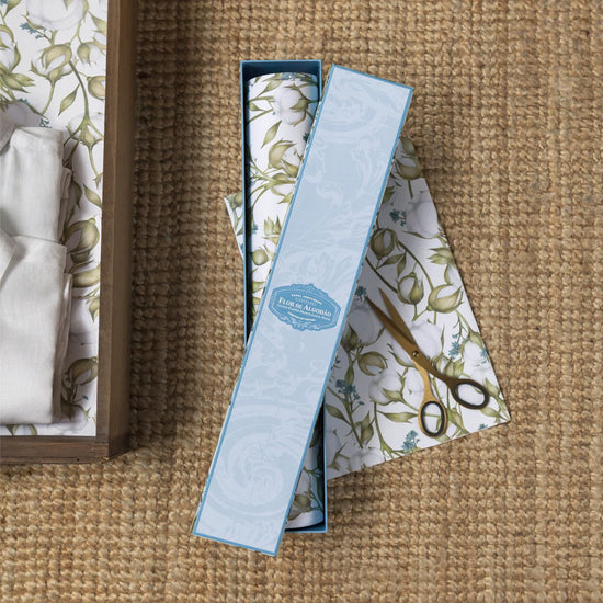 Folha de Papel Perfumado Flor de Algodão