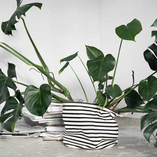 Cesto c/Asa STRIPES Ø30x30cm