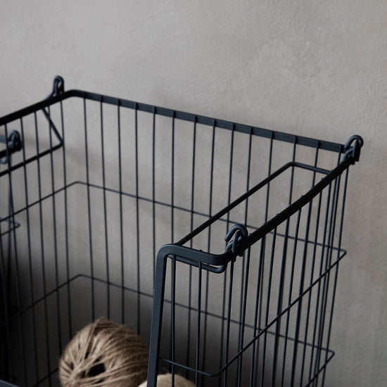 Cesto Metal Retangular 27x32x42cm