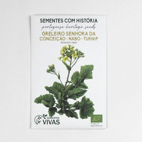 Nabo 'Greleiro Senhora da Conceição' - Sementes